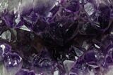Amethyst Geode Section on Metal Stand - Uruguay #171903-2